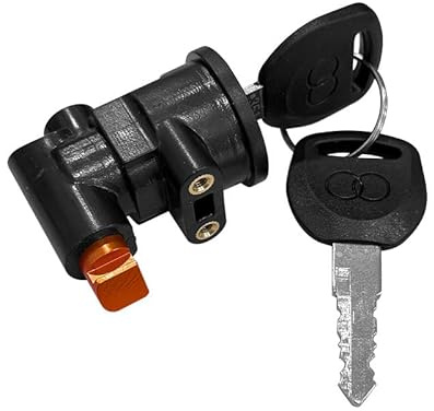 Nikovoke Electric Bike Battery Lock with 2 Keys, Cylinder Lock for E-Bike Battery Mount and Storage Locker