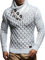 Leif Nelson LN-5385 Pull en tricot pour homme - - Large