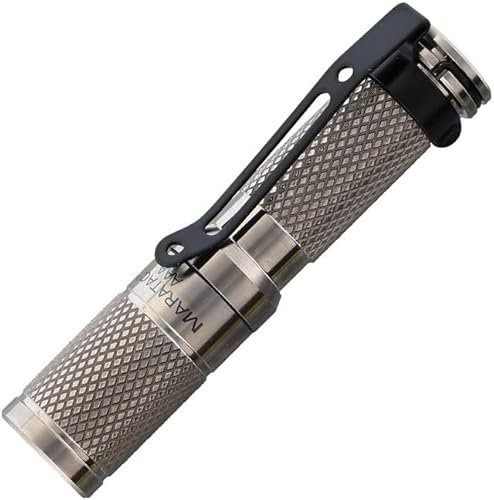 Maratac 0 Rev 5 Mini Flashlight AAA Ti, Black
