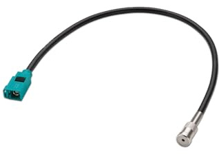 XTRONS Female Fakra to Female ISO Car Radio Aerial Antenna Adaptor Connector Cable Lead