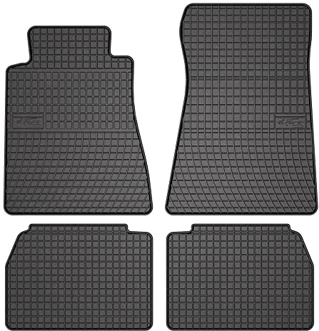 FROGUM EL Toro Gummimatten Ganzjähriges-Set von Autofussmatte Auto Fußmatten für Mercedes-Benz 190 W201 1982-1993 | Beständiges Gummi Material | 1,5cm Schutzkante