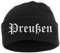 HB_Druck Preußen Umschlagmütze - Mütze - Bestickt - Einheitsgröße Schwarz