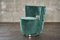 KAWOLA Sessel Senso Drehsessel, Cocktailsessel, Clubsessel, Loungesessel Stoff Velvet grün