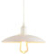 Mengjay Lampada a Sospensione Vintage Industriale Edison Illuminazione a Soffitto Metallo Plafoniera Classica per Sala Bar Ristorante Ufficio Retro, Senza Lampadina, E27 Lampadario (bianca)