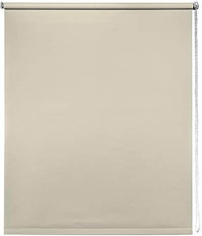 Thermal Blackout Blinds, Natural 50cm (19.68), 165cm Drop - Blackout Roller Blinds For Inside and Outside Recess Fitting - Window Blinds of Multiple Colours and Sizes by New Edge Blinds