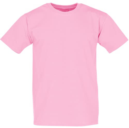 Fruit Of The Loom Basic Men's Short-Sleeve T-Shirt - Pink - L