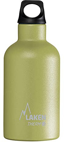 Botella térmica acero inox. 18/8-0,35L - Kaki