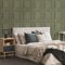 Graham & Brown Fresco Sage Green Wood Panelling Wallpaper, Full 10M Roll