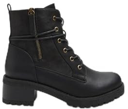 BATA Anfibi da donna con zip laterale