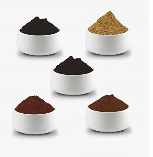 HDC Cement Pigment Powder Colour Dye Concrete Mortar Render Grout Pointing DIY (200g, Black)