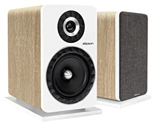 Elipson Enceinte Bibliothèque - Prestige Facet 8B - Couleur Bois Clair/Beige