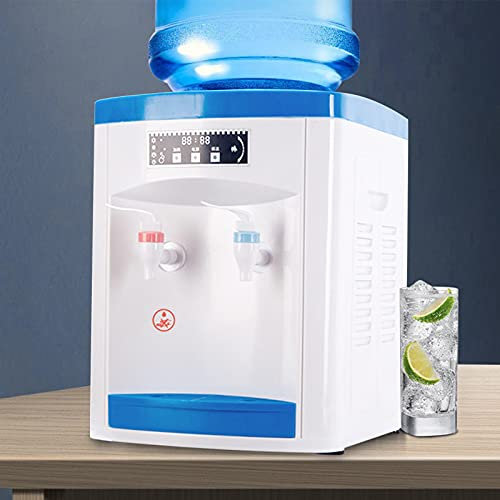 Dispensador de agua eléctrico de 550 W, de pie, para oficina, hogar, escritorio, para bebidas calientes y frías, 5-18 L