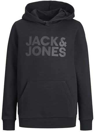 JACK & JONES Boys Corp Logo Hoodie Junior Long Sleeve