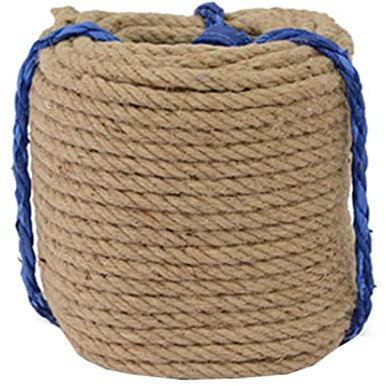 ZEALMAX Corde de jute 100 % naturelle pour loisirs créatifs, décoration, jardinage, 12 mm x 30 m