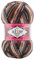 100g Sockenwolle Superwash Comfort 4-fädig Schurwolle Sockengarn Farbauswahl, Farbe:7840 schwarz creme braun