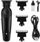 KEMEI Tondeuse à cheveux noire pour homme, tondeuse électrique sans fil pour la coupe de cheveux, tondeuse de barbier professionnelle, tondeuse sans fil rechargeable par USB km-2299