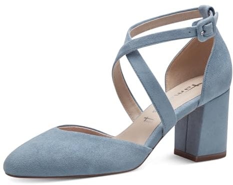 Tamaris Pumps Damen Vegan Elegant blau,EU 41