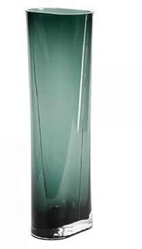 Lambert - Vase, Blumenvase - Giorgione - Glas - Farbe: Petrol - (BxTxH): 13,5 x 8 x 40 cm