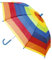 KAV Kids Auto Striped Umbrella - Durable 170T Taslon Fabric - Auto Open Child-Friendly Umbrella, Stylish and Vibrant Design - Rainy Day Essential for Boys and Girls (Striped Multicolour)