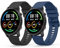 Yisica 22mm Correa para Xiaomi Mi Watch/Xiaomi Watch S1/S1 Active/Xiaomi Mi Watch Color Sport, Pulseras de Silicona para Xiaomi Mi Watch/Xiaomi Watch 2 Pro (Y-Negro/Azul Marino)