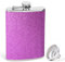 SPDYCESS Flasque à Paillettes Femme 8 Oz, Glitter Flacon Whisky en Acier Inoxydable avec Entonnoir, Bouteille à Liqueur Cadeau pour Escalade Pêche Camping - Violet