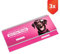 PRIMUS PRINT Tischkalender 2025 Quer Wochenkalender – 112 Seiten Terminkalender und Jahreskalender, – 297x130mm, 75g Naturpapier, Drahtkammbindung, Feiertage und Schulferien - [3er Set - Hund]
