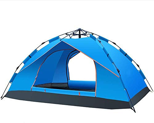 Campingzelt Automatisches Instant-Popup-Campingzelt für den Strand, 3–4 Personen, wasserdicht, UV-Schutz, Familienzelt, Outdoor-Camping, Wandern, Familie, Strand, kleines Geschenk