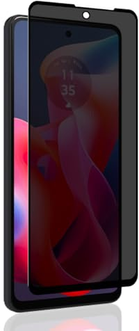 Bekiikoo Anti-Espion Verre Trempé pour Motorola moto G24 Protection Écran, Couverture Complète, Ultra haute dureté 9H, Anti-Rayure Privacy Film Protecteur Protection D'écran pour Motorola moto G24