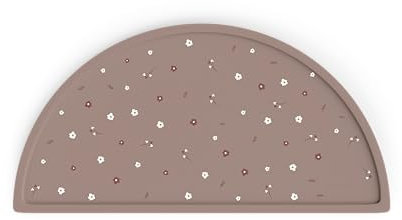 BabySteps Silikon-Tischmatte für die Einführung der Beikost | Sichere und Bequeme Matte für Kinder | LFGB Silikon, BPA-frei | Oberflächenschutz und einfache Reinigung (Sepia Rosa)