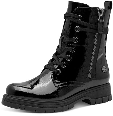 Marco Tozzi Damen 2-85200-41 Stiefelette, Black Patent, 39 EU