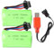 Paquete de 2 Baterías RC de 7,4V 700mAh 10C con Enchufe SM-4P y Cable de Carga USB para Modelos de Coches RC, Buggy, Barcos RC, Camiones, Semirremolques de Plataforma Plana RC y Gel Blaster
