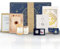 Krebs Sternzeichen Geschenkset– Luxuriöse Astrologie-Box mit Duftkerze, Journal, Geburtsstein-Anhänger, Affirmationskarten & Sternzeichen-Kette - Mediation, Selbsterkenntnis, Geschenk für Frauen