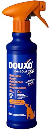 DOUXO® Skin & Coat SPA Ultra-Safe Entwirrungsspray für Hunde, 340 ml. Entwirrt und pflegt das Fell sicher, Macht es weich, revitalisiert und knotenfrei.