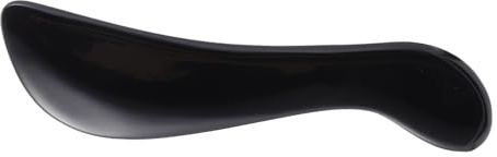 WEKADRIN Traditionelles Gua Sha Massagegerät Hornschaber Größe L 12cm Schwarzes Wasserbüffelhorn Schabebrett Wellness Entspannung Physiotherapie