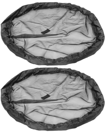 DOITOOL 2 Stück Schwimmende Pflanzinsel Ø 60cm aus Robustem Material mit Fischbarriere für Gartenteiche Seen und Teichpflanzenschutz