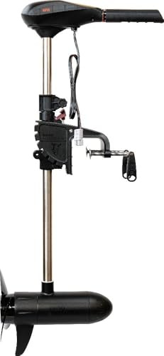 Rhino Motors VX 65 V2 Elektro Außenbordmotor, 12V, 65 lbs Schubkraft, 560W, Gewicht 10 kg, Schaftlänge 79 cm, 5 Vorwärts- / 3 Rückwärtsgänge, teleskopierbar