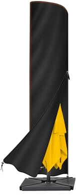 Raword Housse de protection pour parasol - 240 x 57/57 cm - Pour parasol de jardin - Diamètre : 400 cm - 300 x 300 cm - Imperméable