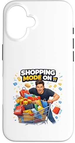 Hülle für iPhone 16 Ultimatives Einkaufs-Energie-Grafikdesign