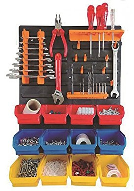 26-teiliges Organizer Wand-Werkstatt. Maße: Höhe 59 cm Breite 40 cm DIY, Werkzeug, Rating-Systeme, Maschinen und Zubehör und Teile (ohne Werkzeuge).