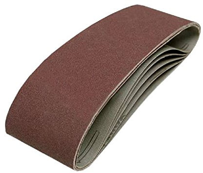 5 x Sanding Belts 40 Grit Grade, 75 x 457mm for Wood & Metal Power Sanders