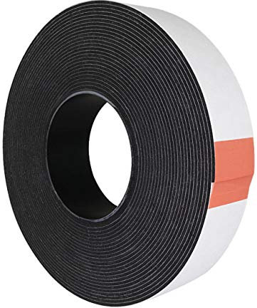 Doppelseitiges Klebeband aus Schaumstoff | Schwarz | Spiegel- und Montageklebeband | 2 mm Dicke | Sehr stark klebend | Für Innen- und Außenbereich | 40 mm x 10 m