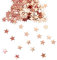 Oblique Unique® Stern Konfetti Roségold Über 500 STK. Streu Deko Tischdeko für Weihnachten Geburtstag Fasching Karneval Party