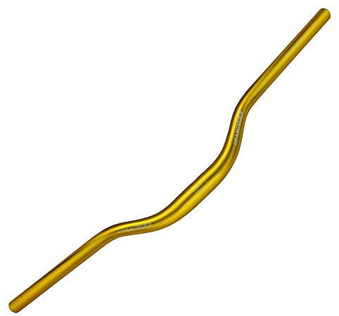UPANBIKE MTB Mountainbike Fahrrad extralanger Lenker, 31,8 mm, 780 mm Riser Bar(Gold)