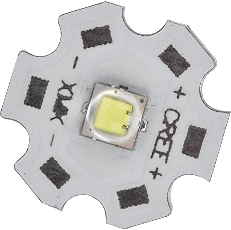 Haofy Lichtquelle Lampenperlen, LED Chip Power 10W Warmweißes Licht LED Perlenchips Energiesparende Lichtquelle Lampenperlen für Taschenlampe(A)