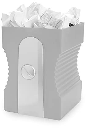 Balvi Papelera Sharpener Color gris En forma de sacapuntas Plástico