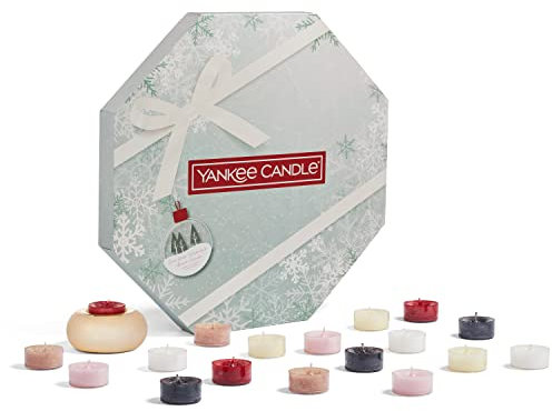 YANKEE CANDLE Bougies Chauffe-Plat Parfumées | Cannelle pétillante | Boîte de 12 Lumignons