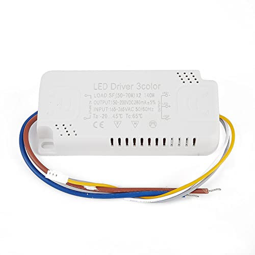 ZYWUOY Transformador LED de 3 colores para la sustitución de transformadores no aislantes para iluminación LED (50-70 W) X2