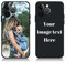 AnNengJing Custom Soft Liquid Silicone Cases Full-Body Protective Personalized Photo Name Text Logo Phone Cover for iPhone 14 Pro Max Black