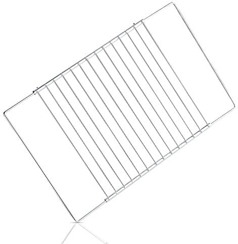 Oven Shelf Adjustable Oven Rack Grill Cooking Tray - Chrome Plated Shelves with Extendable Length 36-62cm, Width 32cm Suitable for Most Ovens