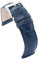 diloy Sportliches gepolstertes Uhrenarmband Rindsleder Krokoprägung quadratisch – Größen 14mm 16mm 18mm 20mm 22mm 24mm 26mm 28mm 30mm – Elegant und widerstandsfähig 368 Navy Blau 16mm